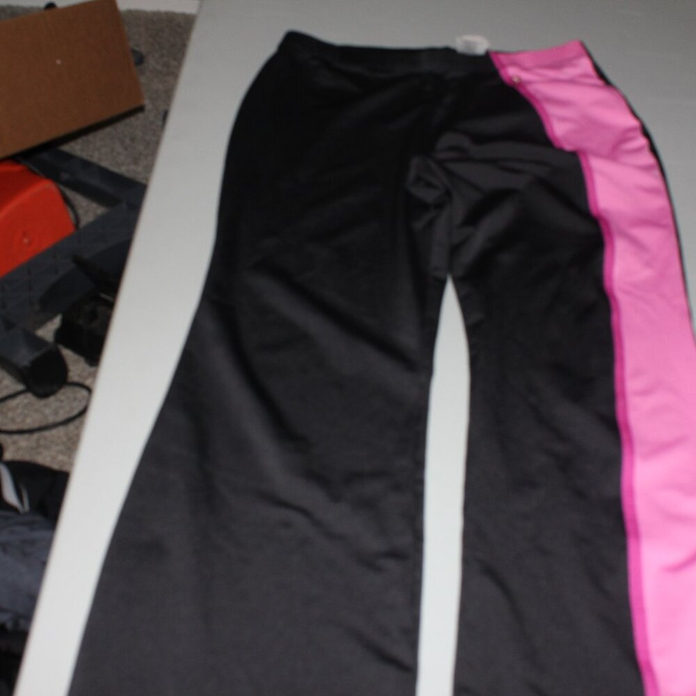 Black & Pink Danskins Dance Pants Size XL